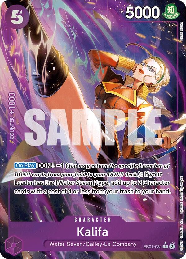 Kalifa (Alternate Art) - Extra Booster: Memorial Collection - EB01-031
