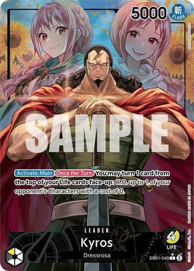 Kyros (Alternate Art) - Extra Booster: Memorial Collection - EB01-040
