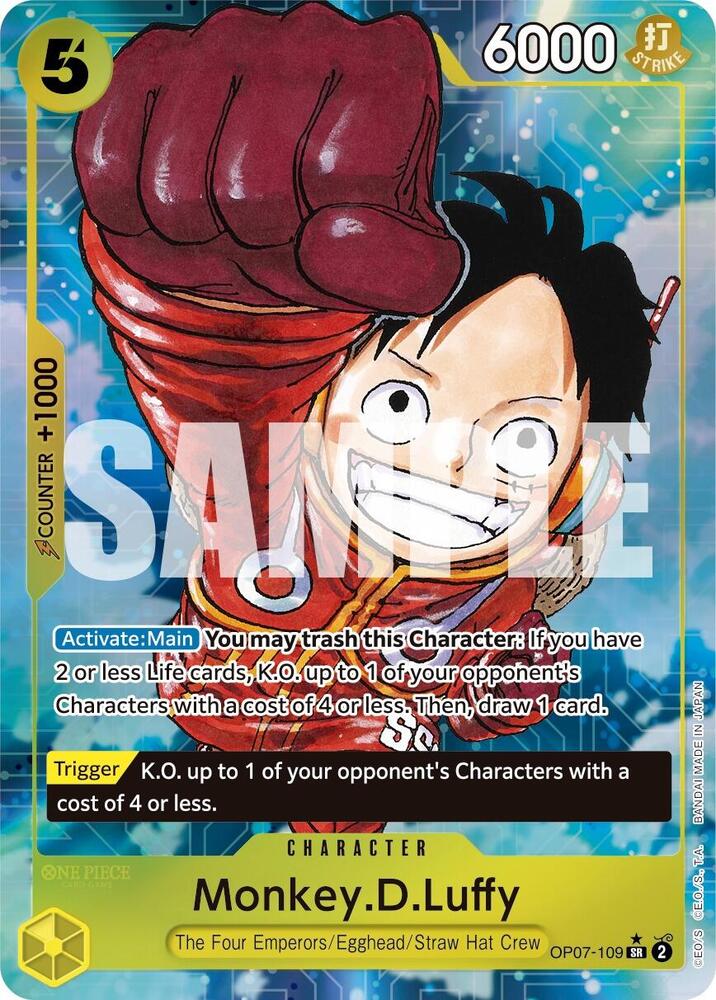 Monkey.D.Luffy (109) (Parallel) - 500 Years in the Future - OP07-109