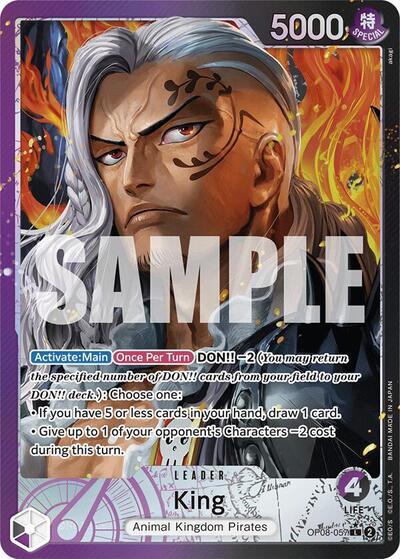 King (057) (Parallel) - Two Legends - OP08-057