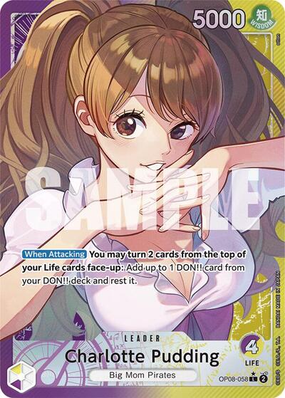 Charlotte Pudding (058) (Parallel) - Two Legends - OP08-058