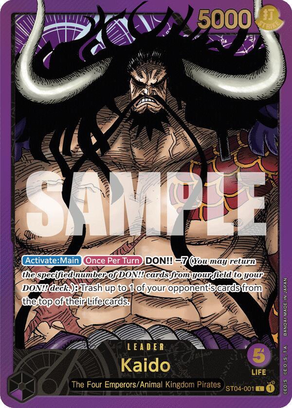 Kaido (Premium Card Collection -Leader Collection-) - One Piece Promotion Cards - ST04-001