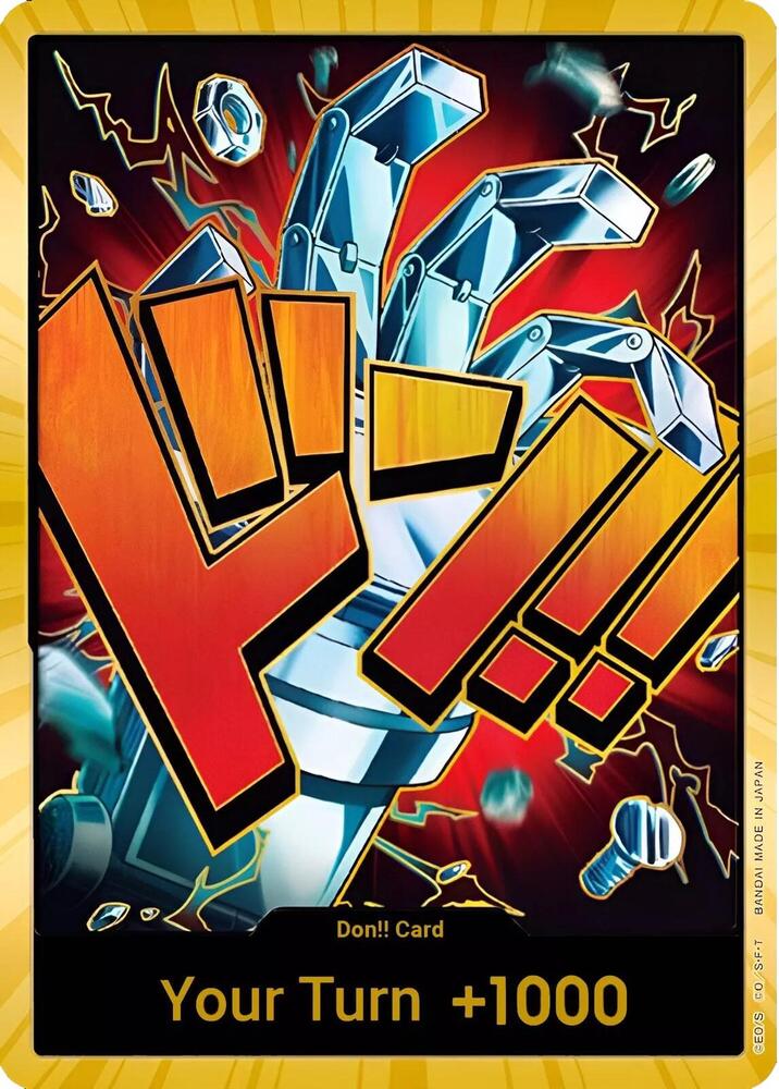 DON!! Card (Eustass "Captain" Kid) (Gold) - Premium Booster -The Best- -