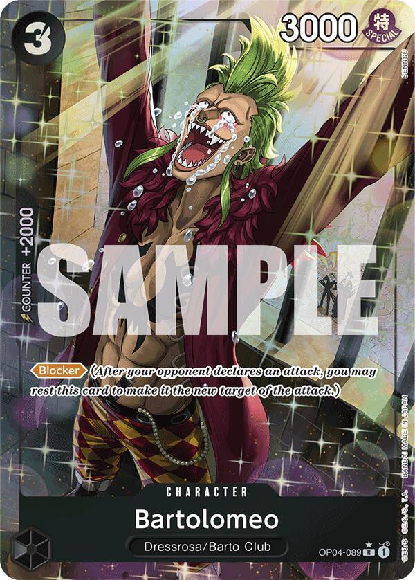 Bartolomeo (OP04-089) (Alternate Art) - Premium Booster -The Best- - OP04-089