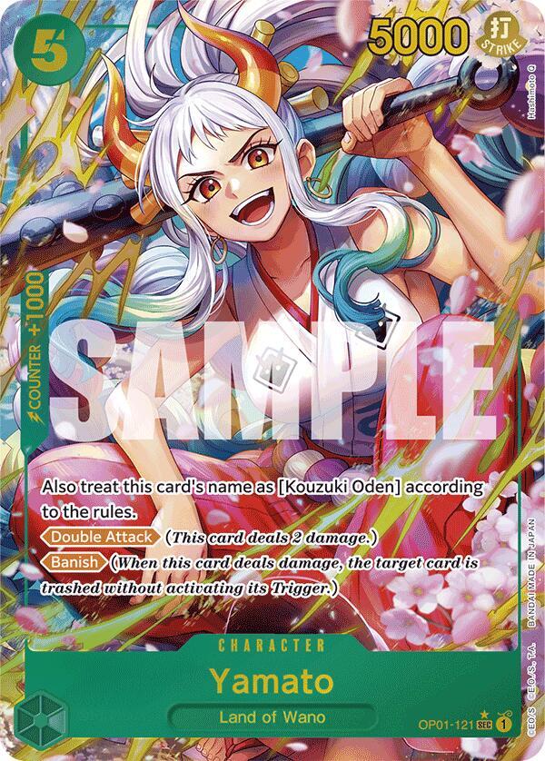 Yamato (OP01-121) (Alternate Art) - Premium Booster -The Best- - OP01-121