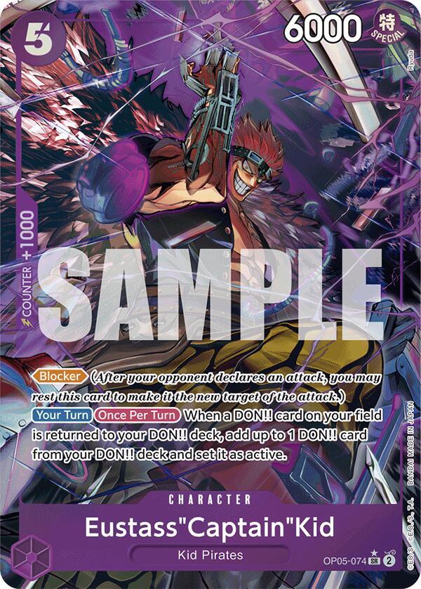 Eustass"Captain"Kid (OP05-074) (Alternate Art) - Premium Booster -The Best- - OP05-074