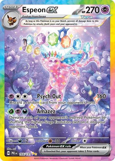 Espeon ex - 155/131 - SV: Prismatic Evolutions - 155/131