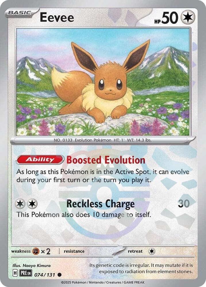 Eevee (Master Ball Pattern) - SV: Prismatic Evolutions - 074/131