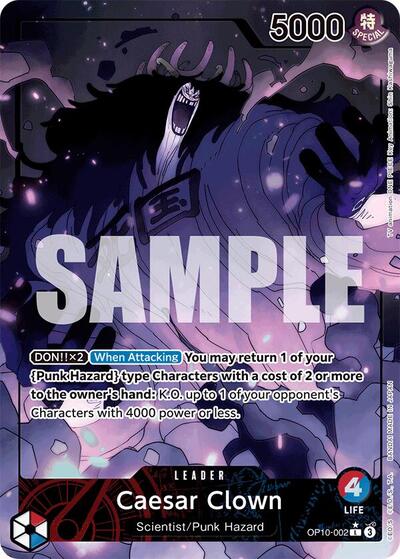 Caesar Clown (002) (Parallel) - Royal Blood - OP10-002