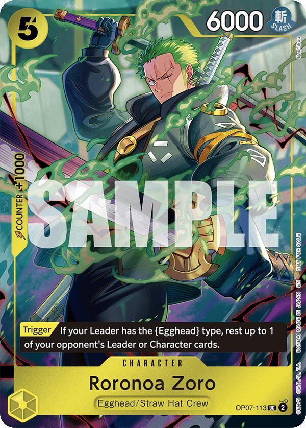 Roronoa Zoro (One Piece Day Dallas 2025) - One Piece Promotion Cards - OP07-113