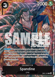 Spandine (Offline Regional Finalist Card Set 2025 Vol.1) - One Piece Promotion Cards - EB01-043