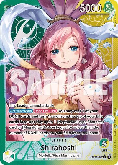 Shirahoshi (022) (Alternate Art) - A Fist of Divine Speed - OP11-022