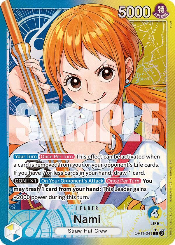 Nami (041) (Alternate Art) - A Fist of Divine Speed - OP11-041