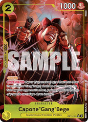Capone"Gang"Bege (101) (Alternate Art) - A Fist of Divine Speed - OP11-101