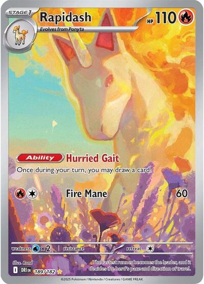 Rapidash - 189/182 - SV10: Destined Rivals - 189/182