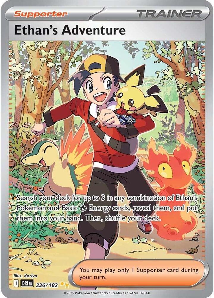 Ethan's Adventure - 236/182 - SV10: Destined Rivals - 236/182
