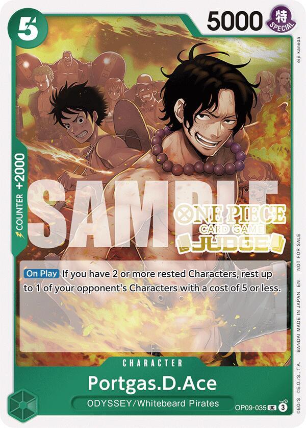 Portgas.D.Ace (Judge Pack Vol. 6) - One Piece Promotion Cards - OP09-035