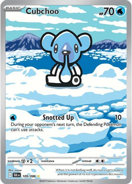Cubchoo - 109/086 - SV: Black Bolt - 109/086