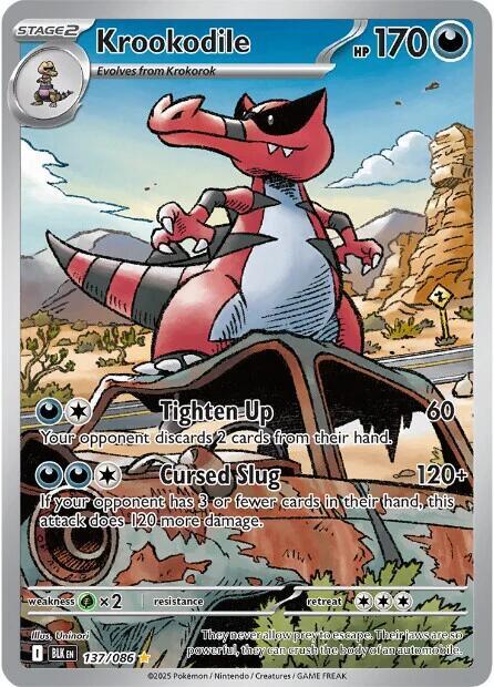 Krookodile - 137/086 - SV: Black Bolt - 137/086