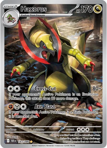 Haxorus - 147/086 - SV: Black Bolt - 147/086