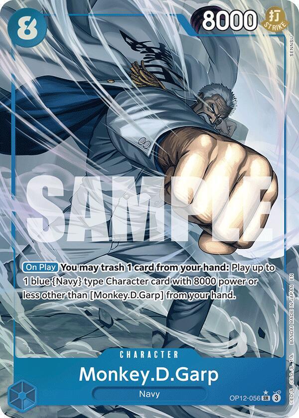 Monkey.D.Garp (Alternate Art) - Legacy of the Master - OP12-056