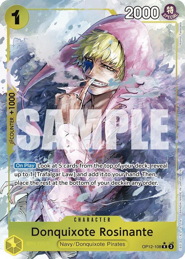 Donquixote Rosinante (108) (Alternate Art) - Legacy of the Master - OP12-108