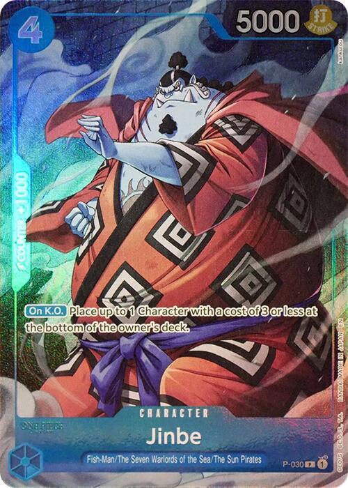Jinbe (Seven Warlords of the Sea Binder Set) - One Piece Promotion Cards - P-030