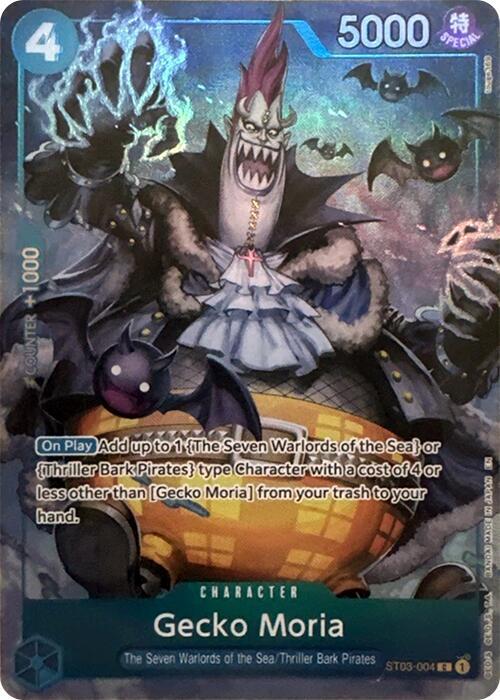 Gecko Moria (Seven Warlords of the Sea Binder Set) - One Piece Promotion Cards - ST03-004