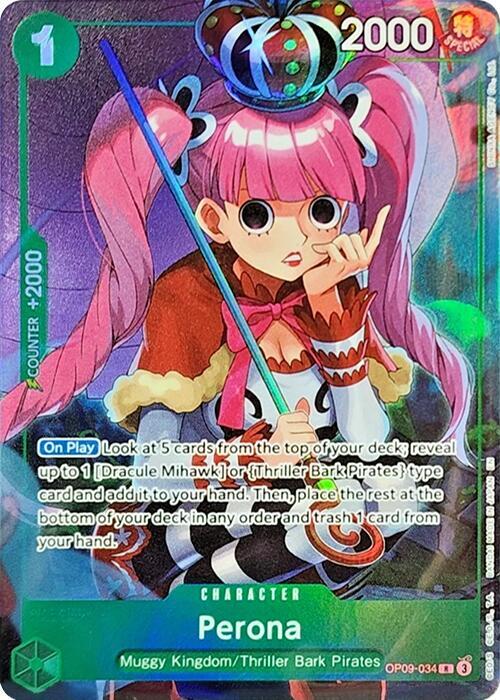 Perona (Illustration Box Vol.4) - One Piece Promotion Cards - OP09-034