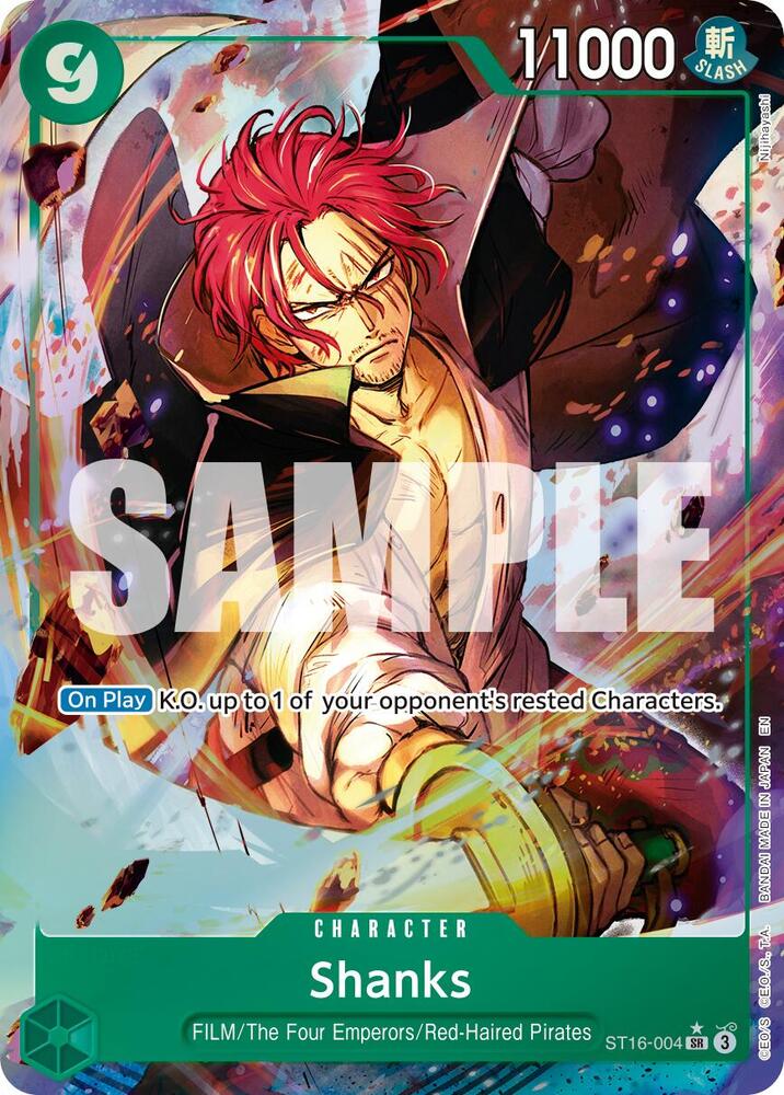 Shanks - ST16-004 (Alternate Art) - Premium Booster -The Best- Vol. 2 - ST16-004