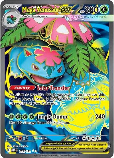 Mega Venusaur ex - 155/132 - ME01: Mega Evolution - 155/132