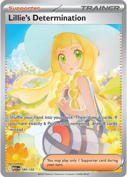 Lillie's Determination - 184/132 - ME01: Mega Evolution - 184/132