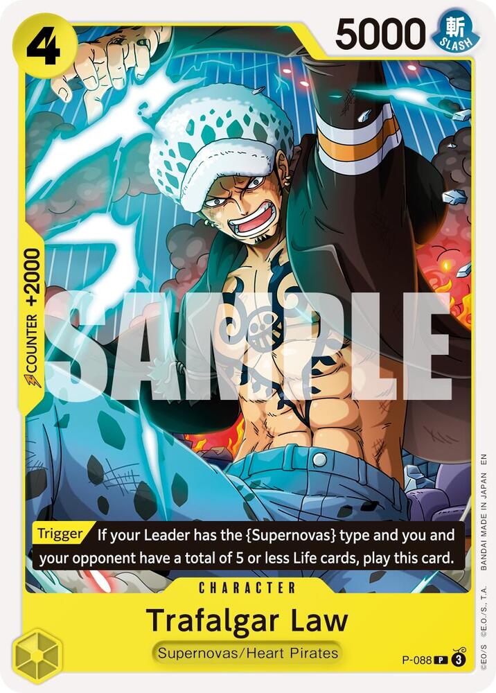 Trafalgar Law - P-088 (Reprint) - Premium Booster -The Best- Vol. 2 - P-088