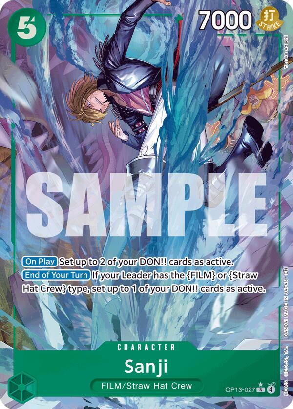Sanji (Alternate Art) - Carrying On His Will - OP13-027
