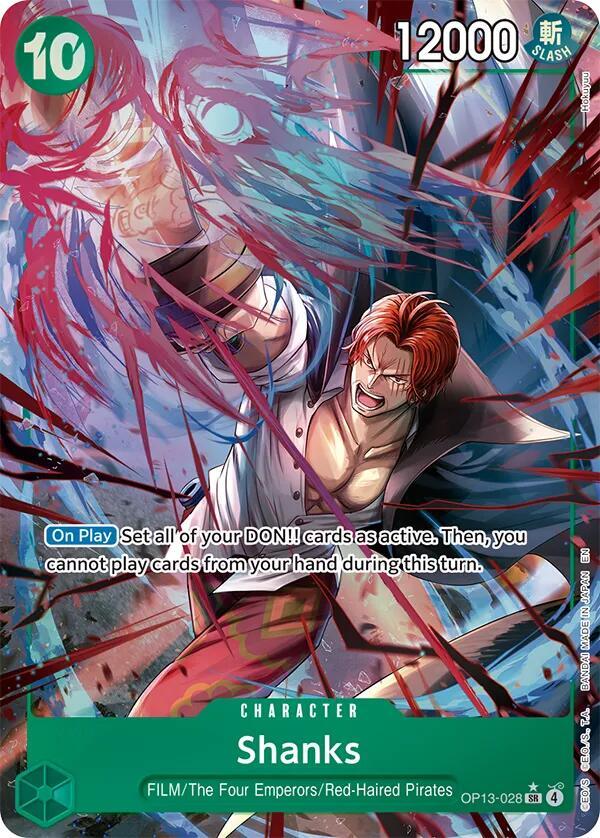 Shanks (028) (Alternate Art) - Carrying On His Will - OP13-028