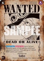 Sabo (120) (Wanted Poster) - Carrying On His Will - OP13-120