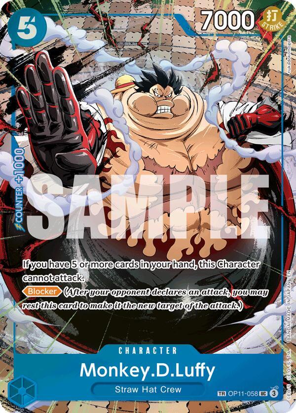 Monkey.D.Luffy - OP11-058 (TR) - Carrying On His Will - OP11-058