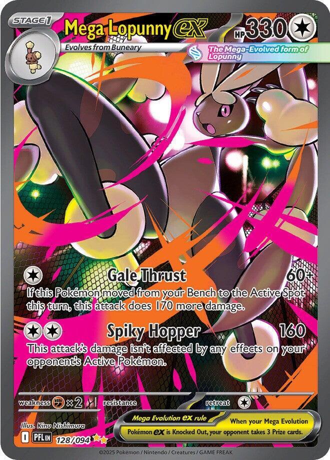 Mega Lopunny ex - 128/094 - ME02: Phantasmal Flames - 128/094
