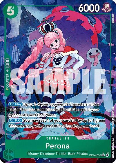 Perona - OP14-033 (Alternate Art) - The Azure Sea's Seven - OP14-033
