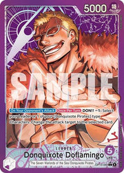 Donquixote Doflamingo - OP14-060 (Alternate Art) - The Azure Sea's Seven - OP14-060