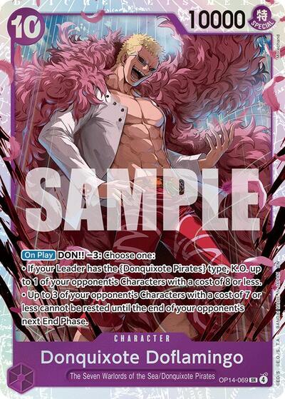 Donquixote Doflamingo - OP14-069 - The Azure Sea's Seven - OP14-069