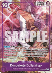 Donquixote Doflamingo - OP14-069 (Alternate Art) - The Azure Sea's Seven - OP14-069