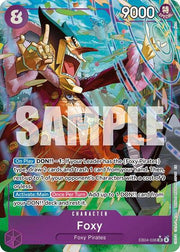 Foxy (Alternate Art) - The Azure Sea's Seven - EB04-036