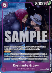 Rosinante & Law (Alternate Art) - The Azure Sea's Seven - EB04-038
