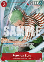 Roronoa Zoro - OP14-015 (Alternate Art) - The Azure Sea's Seven - OP14-015