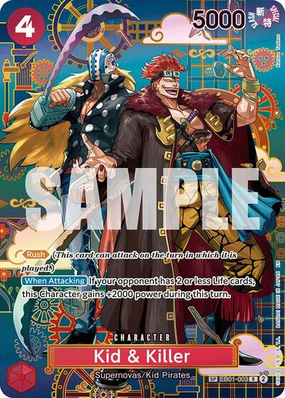 Kid & Killer - EB01-003 (SP) - The Azure Sea's Seven - EB01-003