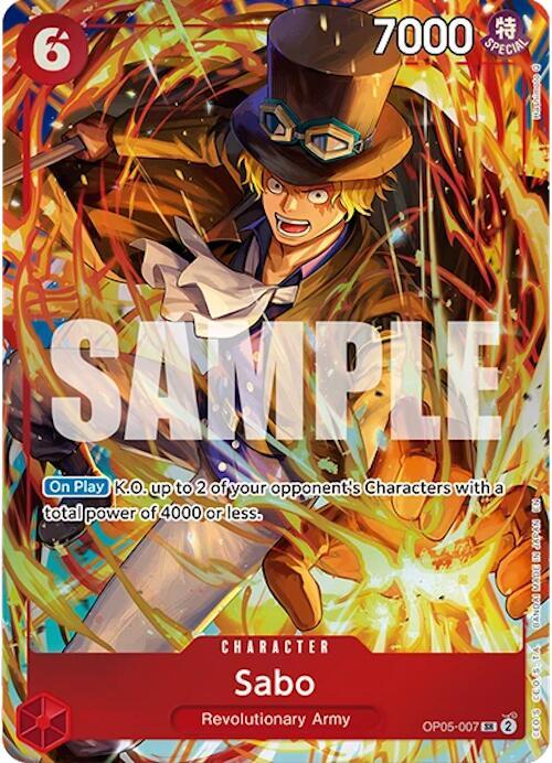 Sabo (Illustration Box Vol.5) - One Piece Promotion Cards - OP05-007