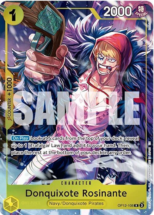Donquixote Rosinante (Illustration Box Vol.6) - One Piece Promotion Cards - OP12-108