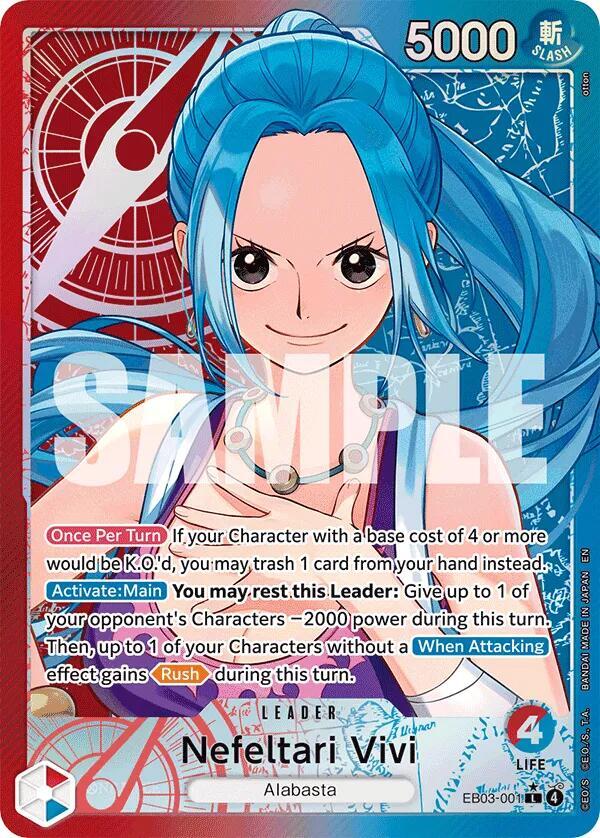 Nefeltari Vivi (001) (Alternate Art) - Extra Booster: One Piece Heroines Edition - EB03-001