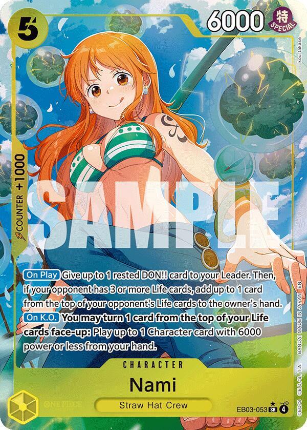 Nami (053) (Alternate Art) - Extra Booster: One Piece Heroines Edition - EB03-053